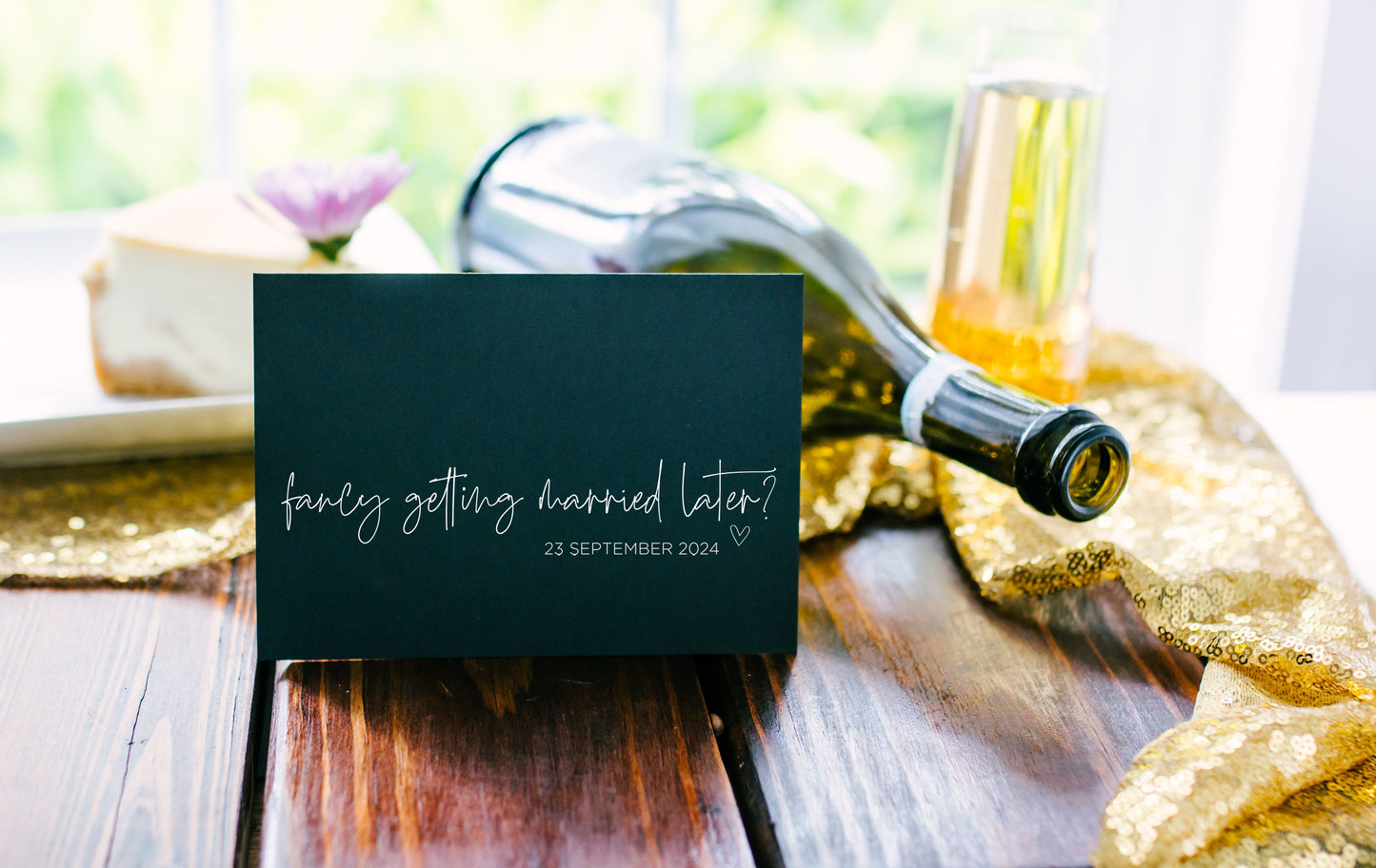 Fancy Getting Married Later Wedding Day Card (Bould)