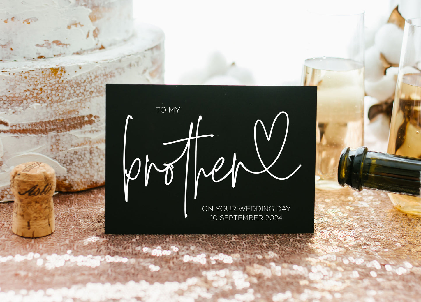 To My Brother on Your Wedding Day Card (Bould)