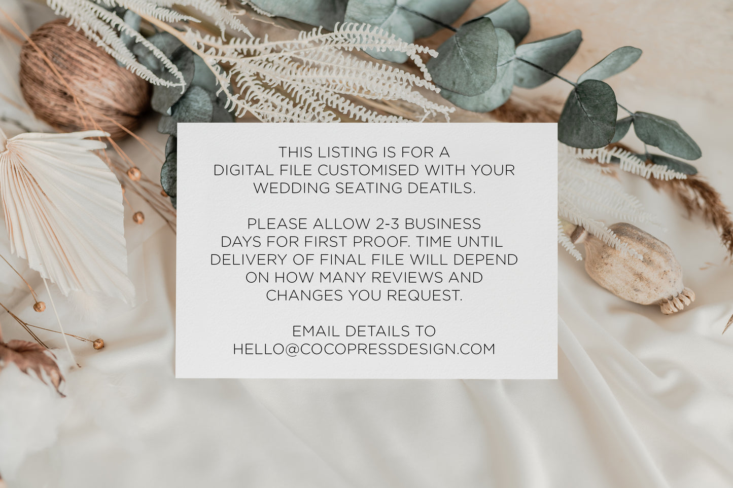 Simple Modern Wedding Seating Plan Chart for Reception Guests