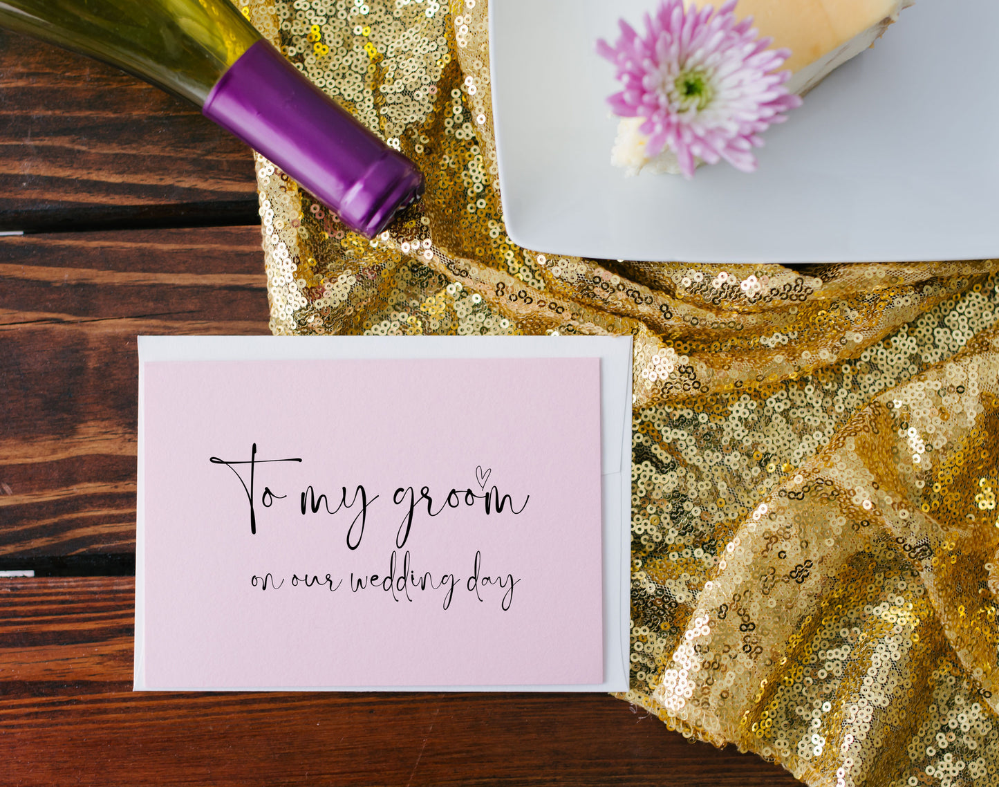 To My Groom On My Wedding Day Card (Blast)