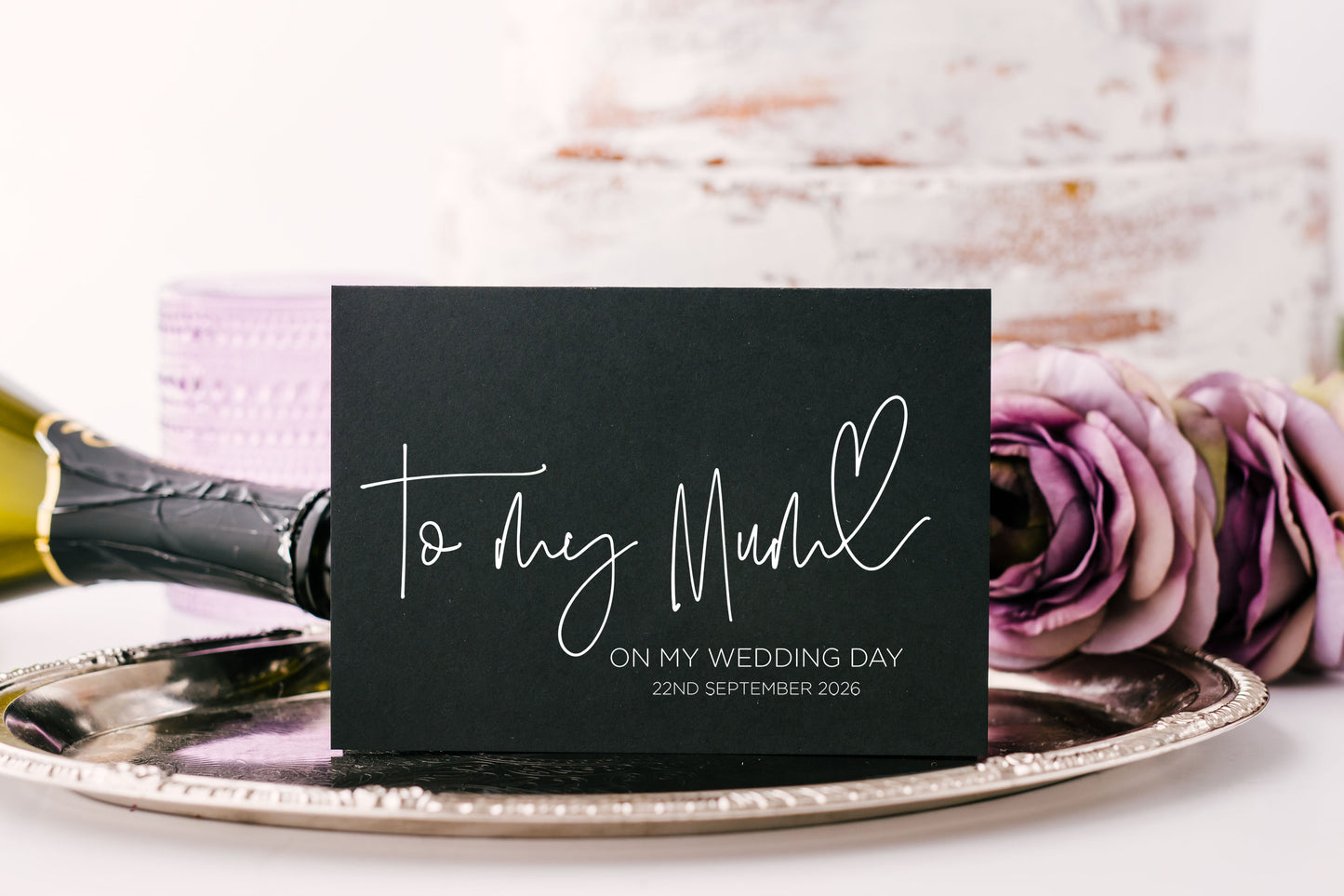 To My Mum on My Wedding Day Card (Bould)