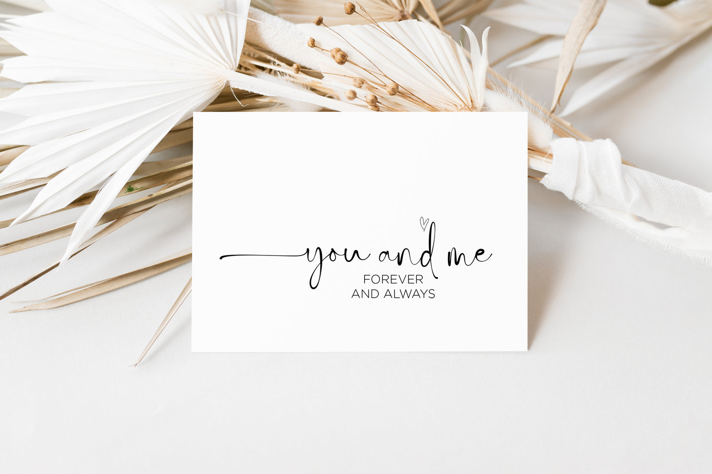 You And Me Forever Wedding Day Card (Blast)