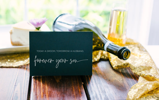 Forever Your Son Wedding Day Card (Bould)